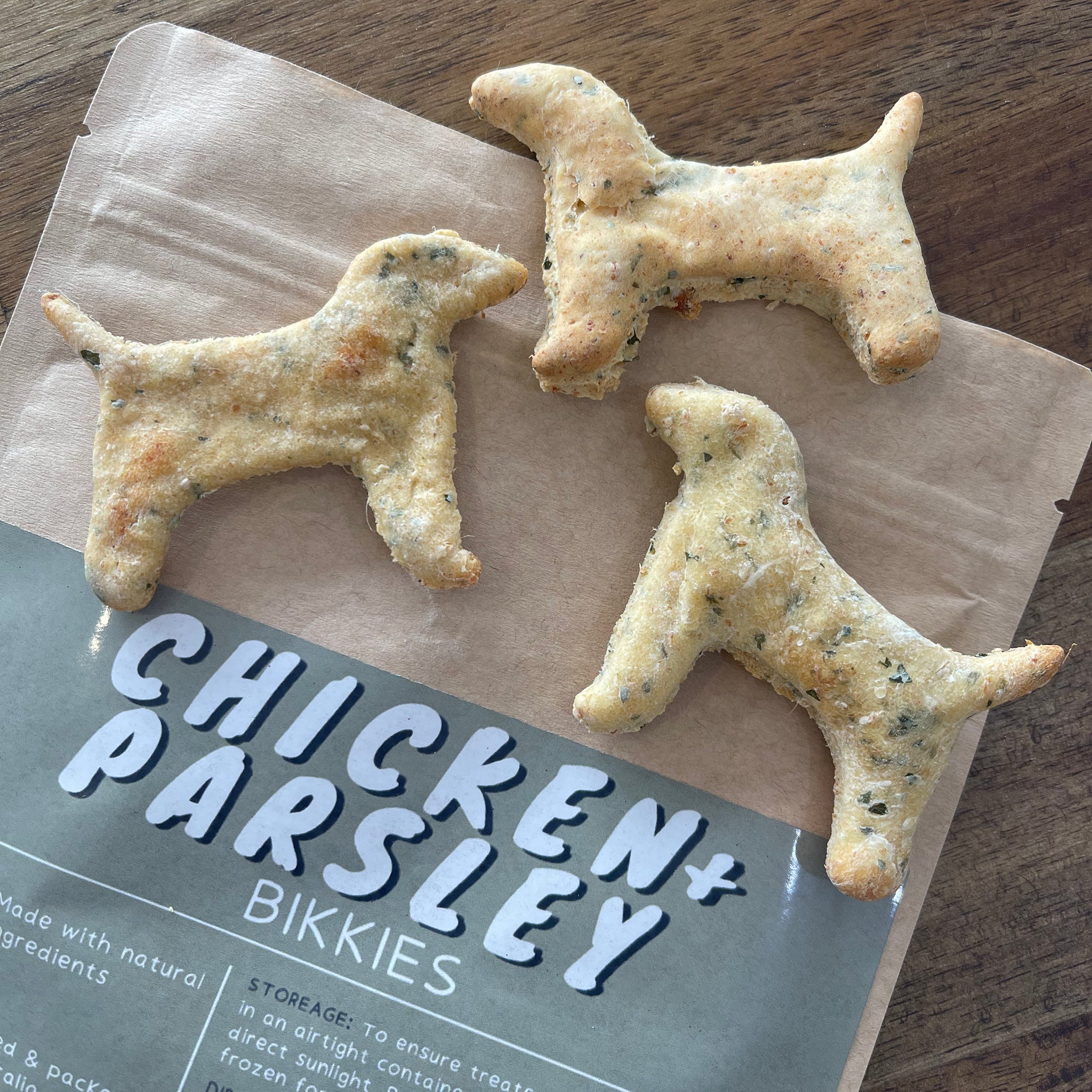 Chicken & Parsley Bikkies