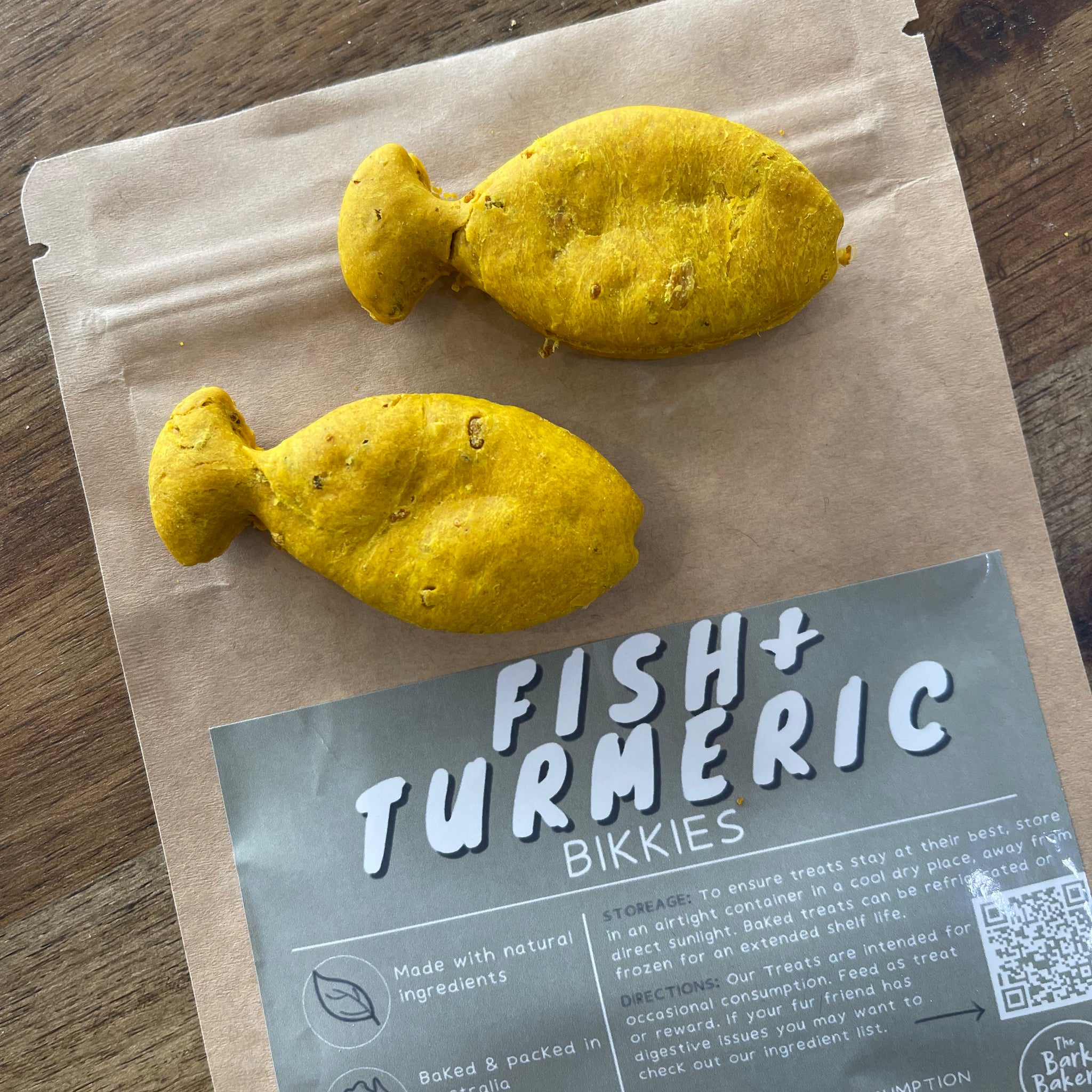 Fish and Turmeric Bikkies